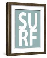 Surf Aqua-Jamie MacDowell-Framed Art Print