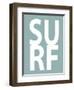 Surf Aqua-Jamie MacDowell-Framed Art Print