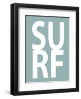 Surf Aqua-Jamie MacDowell-Framed Art Print