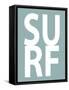 Surf Aqua-Jamie MacDowell-Framed Stretched Canvas