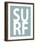 Surf Aqua-Jamie MacDowell-Framed Art Print