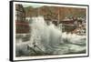 Surf at Avalon, Catalina, California-null-Framed Stretched Canvas