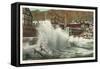 Surf at Avalon, Catalina, California-null-Framed Stretched Canvas