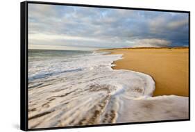 Surf at Coast Guard Beach in the Cape Cod National Seashore in Eastham, Massachusetts-Jerry and Marcy Monkman-Framed Stretched Canvas