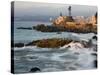 Surf at Playa Los Artistas, Wulff Castel and Resort Hotels, Vina Del Mar, Chile-Scott T^ Smith-Stretched Canvas