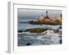 Surf at Playa Los Artistas, Wulff Castel and Resort Hotels, Vina Del Mar, Chile-Scott T^ Smith-Framed Photographic Print