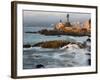 Surf at Playa Los Artistas, Wulff Castel and Resort Hotels, Vina Del Mar, Chile-Scott T^ Smith-Framed Photographic Print