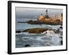 Surf at Playa Los Artistas, Wulff Castel and Resort Hotels, Vina Del Mar, Chile-Scott T^ Smith-Framed Photographic Print