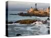 Surf at Playa Los Artistas, Wulff Castel and Resort Hotels, Vina Del Mar, Chile-Scott T^ Smith-Stretched Canvas