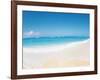 Surf at Seashore And Blue Sky in Background-null-Framed Photographic Print