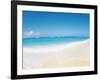 Surf at Seashore And Blue Sky in Background-null-Framed Photographic Print