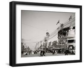 Surf Avenue, Coney Island, N.Y.-null-Framed Photo