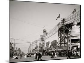 Surf Avenue, Coney Island, N.Y.-null-Mounted Photo