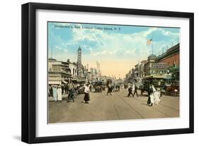 Surf Avenue, Coney Island, New York City-null-Framed Art Print