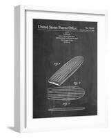 Surf Board Patent-null-Framed Art Print