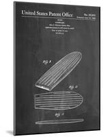 Surf Board Patent-null-Mounted Art Print