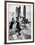 Surf Boards on Beach with Students Shut Out of School by Ft. Lauderdale Teacher Strike-null-Framed Photographic Print