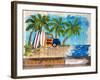 Surf Boards-Julie DeRice-Framed Art Print