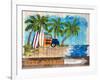 Surf Boards-Julie DeRice-Framed Art Print