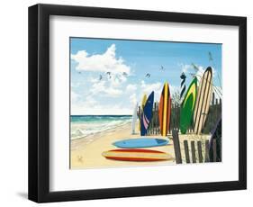 Surf Boards-Scott Westmoreland-Framed Art Print