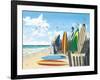 Surf Boards-Scott Westmoreland-Framed Art Print