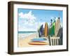 Surf Boards-Scott Westmoreland-Framed Art Print