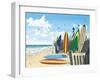 Surf Boards-Scott Westmoreland-Framed Art Print