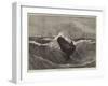 Surf-Boat at Madras Going Out to a Ship-null-Framed Giclee Print