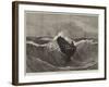 Surf-Boat at Madras Going Out to a Ship-null-Framed Giclee Print