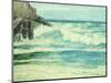 Surf breaking on Rocks, circa 1912-Emil Carlsen-Mounted Giclee Print