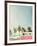 Surf Bus Pink-Design Fabrikken-Framed Photographic Print