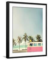 Surf Bus Pink-Design Fabrikken-Framed Premium Photographic Print