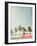 Surf Bus Pink-Design Fabrikken-Framed Photographic Print