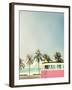 Surf Bus Pink-Design Fabrikken-Framed Photographic Print