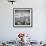 Surf Casting Fishermen Working the Shore Near the Historic Montauk Point Lighthouse-Alfred Eisenstaedt-Framed Photographic Print displayed on a wall