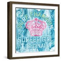 Surf Champion-Joan Coleman-Framed Art Print
