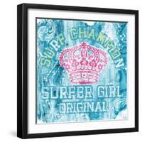 Surf Champion-Joan Coleman-Framed Art Print