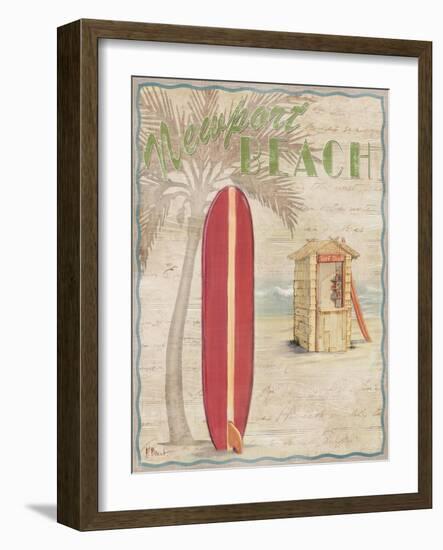 Surf City I-Paul Brent-Framed Art Print