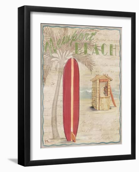 Surf City I-Paul Brent-Framed Art Print