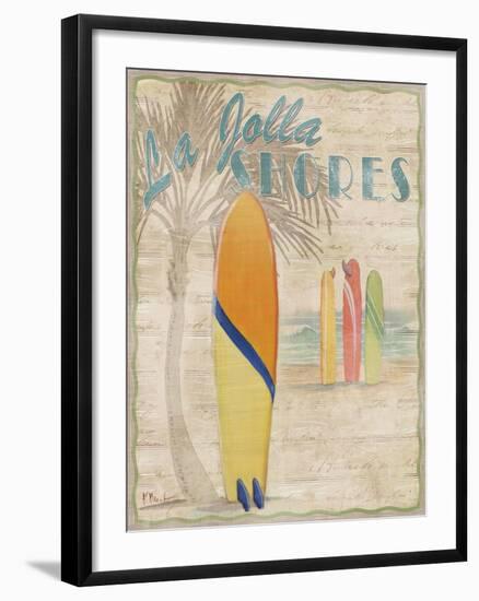 Surf City III-Paul Brent-Framed Art Print