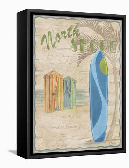 Surf City IV-Paul Brent-Framed Stretched Canvas