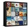 Surf City-Charlie Carter-Framed Stretched Canvas