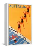 Surf Club Australia-null-Framed Stretched Canvas