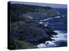 Surf Crashes on the Cliffs, Maine, USA-Jerry & Marcy Monkman-Stretched Canvas