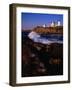 Surf Crashing on York Beach with Nubble Lighthouse in Background, Cape Neddick, USA-Levesque Kevin-Framed Photographic Print