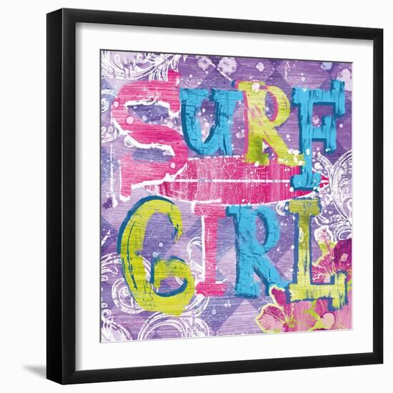 Surf Girl-Joan Coleman-Framed Art Print