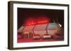 Surf House Restaurant, Retro-null-Framed Art Print