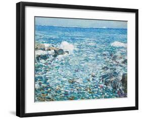 Surf, Isles of Shoals, 1913-Frederick Childe Hassam-Framed Premium Giclee Print