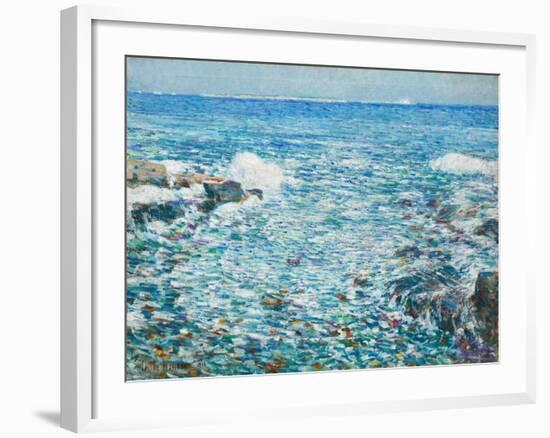 Surf, Isles of Shoals, 1913-Childe Hassam-Framed Giclee Print