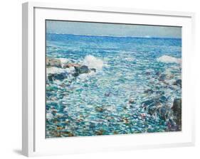 Surf, Isles of Shoals, 1913-Childe Hassam-Framed Giclee Print